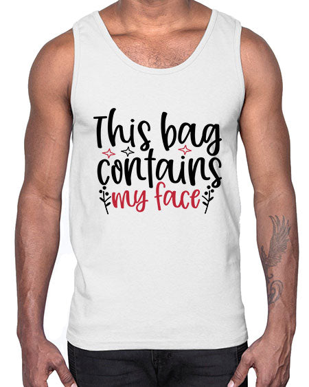 This bag contains my face Design Style 216#-makeup Cotton Tank