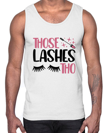 Those Lashes Tho Style 11#-makeup Cotton Tank