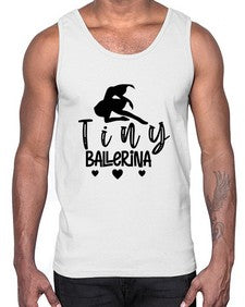 Tiny ballerina 203#- ballet- Cotton Tank