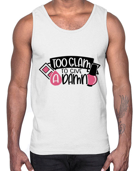 Too Glam To Give A Damn Style 10#-makeup Cotton Tank