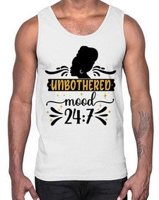 Unbothered mood Style 2#- black girls or women- Cotton Tank