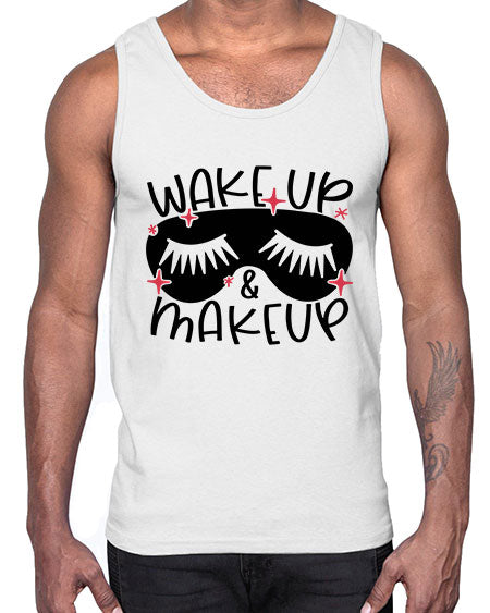Wake Up Makeup Style 8#-makeup Cotton Tank