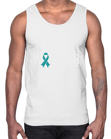 Warrior PTSD Awareness Teal Military 2#- PTSD- Cotton Tank