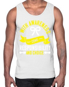 With awareness come responsibility and choice Style 5#- Self awareness- Cotton Tank