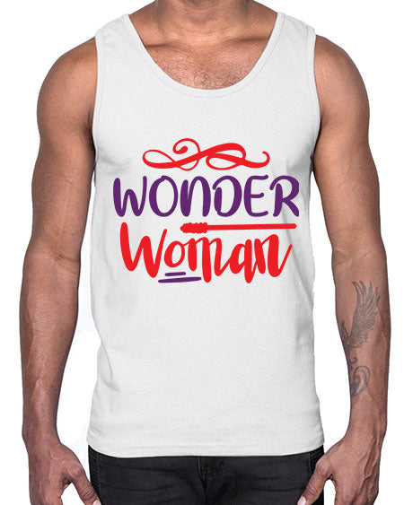 Wonder Woman 156#-  fashion- Cotton Tank
