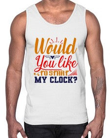 Would you like to start my clock 168#- chess- Cotton Tank