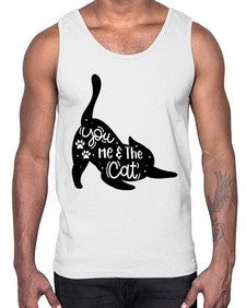 You Me The Cat Style 111#- cats- Cotton Tank