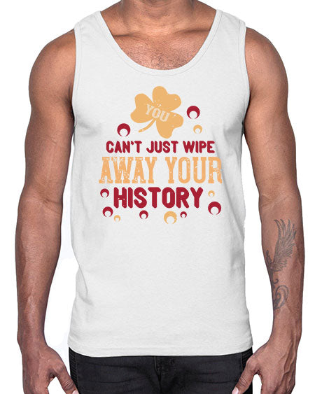 You cant just wipe away your history Style 243#- kids- Cotton Tank