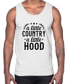 a little country a little hood 181#- western- Cotton Tank
