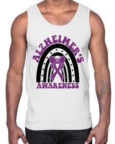 alzheimer s awareness 6#- alzheimers- Cotton Tank