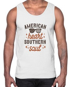 american heart southern soul 231#- western- Cotton Tank