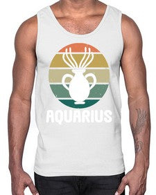 aquarius 78#- aquarius- Cotton Tank