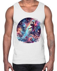 aquarius 79#- aquarius- Cotton Tank