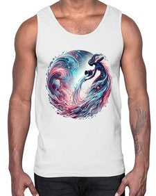 aquarius 91#- aquarius- Cotton Tank