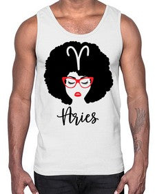 aries 122#- aries- Cotton Tank