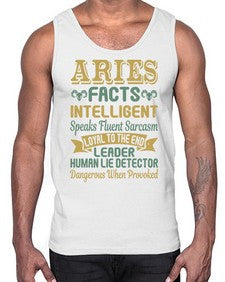 aries 123#- aries- Cotton Tank