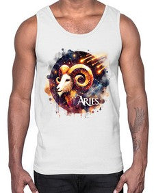 aries 127#- aries- Cotton Tank