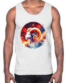 aries 128#- aries- Cotton Tank