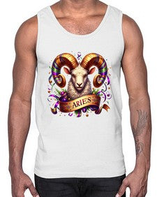 aries 136#- aries- Cotton Tank
