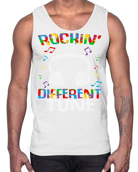 autism game rocking to a 23#- autism- Cotton Tank