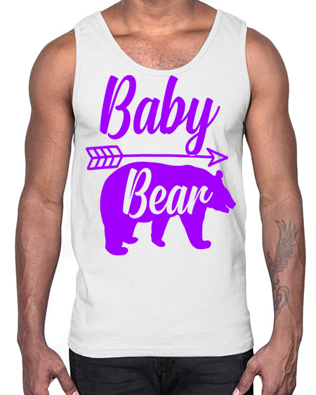 baby bear 13#- bears - animals- Cotton Tank