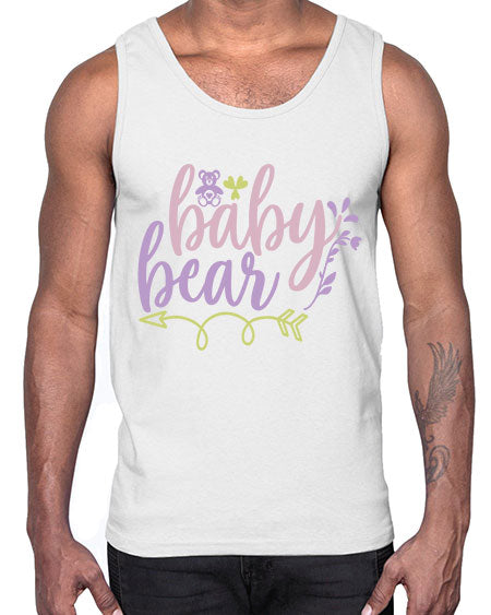 baby bear 17#- bears - animals- Cotton Tank