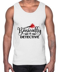 basically a detective 248#- true crime- Cotton Tank