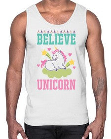 believe unicorn 45#- unicorn- Cotton Tank