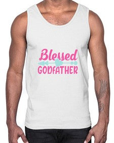 blessed godfather 102#- god parent- Cotton Tank