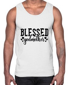 blessed godmother 103#- god parent- Cotton Tank