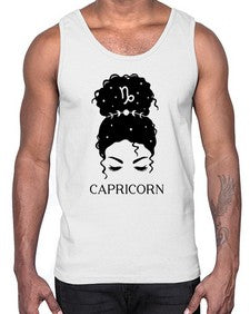capricorn 204#- capricorn- Cotton Tank