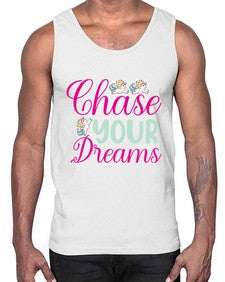 chase your dreams 79#- unicorn- Cotton Tank