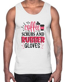 coffee scrubs and rubber gloves Style Style 667#- nurse- Cotton Tank