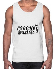 congrats graduate 39#- graduation- Cotton Tank