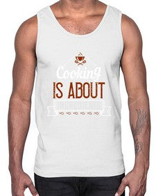 cooking is about ingredients 130#- cooking- Cotton Tank