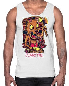 cooking time 341#- art pop art- Cotton Tank