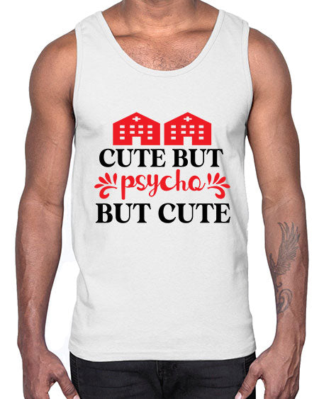 cute but psycho but cute 277#- general science- Cotton Tank
