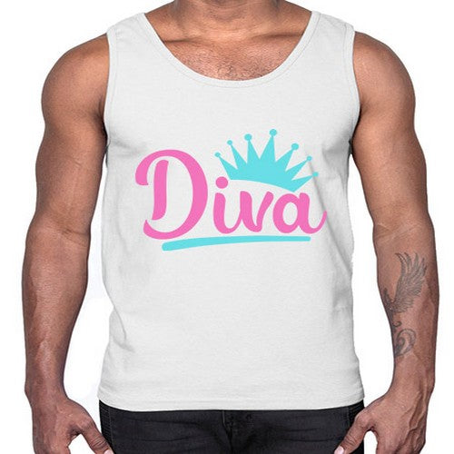 diva Style 121#- dogs- Cotton Tank