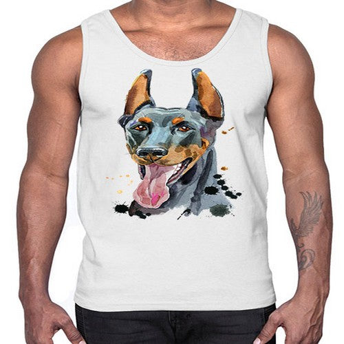 dog 105#- dogs- Cotton Tank