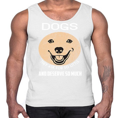 dog 115#- dogs- Cotton Tank