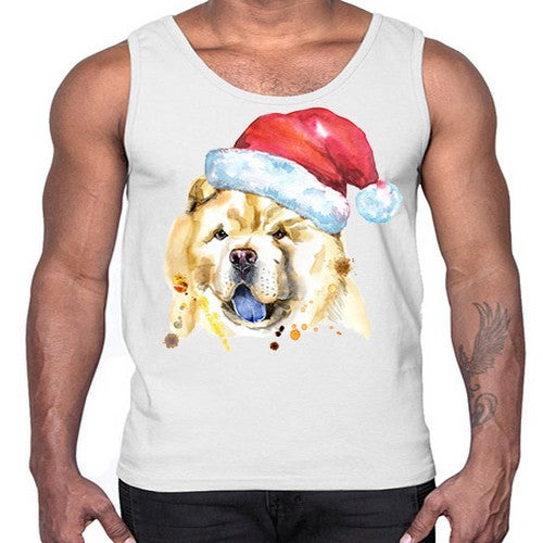 dog hat 102#- dogs- Cotton Tank