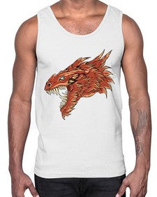 dragon 184#- dragon- Cotton Tank