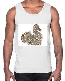 ethnic duck 420#- mandala- Cotton Tank