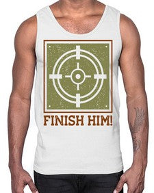 finish him 82#- video games- Cotton Tank