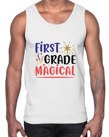 first grade magical 149#- first grade- Cotton Tank
