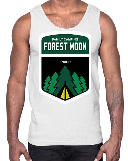 forest moon 8#- moon- Cotton Tank
