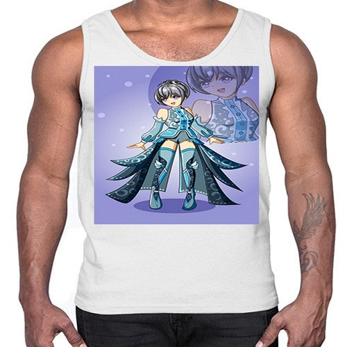 game of beautiful girl140#- anime- Cotton Tank