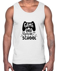 game over back to school 217#- general school- Cotton Tank