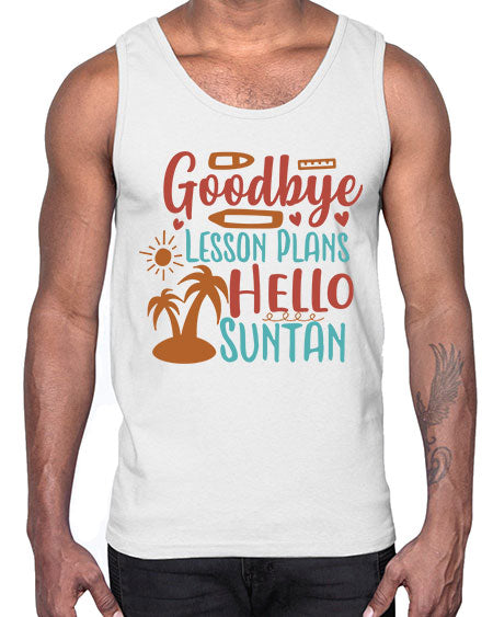 goodbye lesson plans hello summer 104#- summer- Cotton Tank