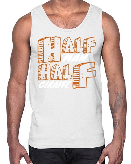 half man half giraffe- giraffee- Cotton Tank